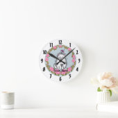 Baby Kitten Cat Clock Ronde Klok (Huis)