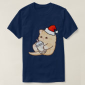 Baby Kitten houdt van Boba voor Kerstmis T-shirt (Design voorkant)