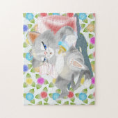 Baby Kitten Puzzle Legpuzzel (Verticaal)