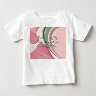 Baby klassieke t-shirt in stijlvolle grafische vor