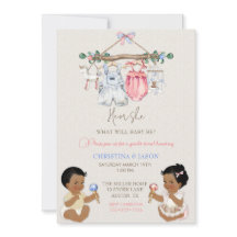 Baby kleding Geslacht onthullen ivoor roze blauw