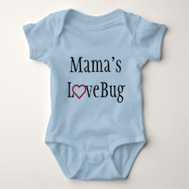 Baby Kleding - Mama's LoveBug - Blue Romper