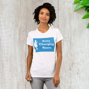 Baby Kleedkamer Teken met ouder en Baby T-shirt