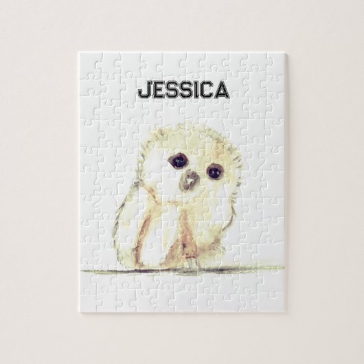 Baby kleine vogel legpuzzel (Verticaal)