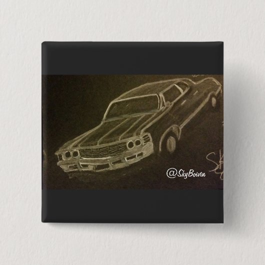 baby-knopvierkant vierkante button 5,1 cm (Voorkant)