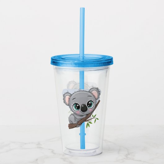 Baby Koala Acryl Drinkbeker (Voorkant)
