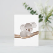 Baby Koala Briefkaart (Staand voorkant)