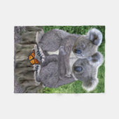 BABY KOALA HUGGIES FLEECE DEKEN (Voorkant (Horizontaal))