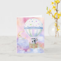 Baby Koala in heteluchtballon gefeliciteerd