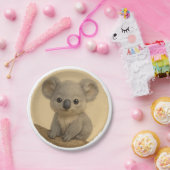 Baby koala papieren bordje (Feest)