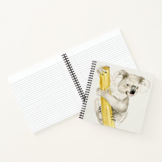 Baby Koala | Schuine en gier Notitieboek (Binnen)