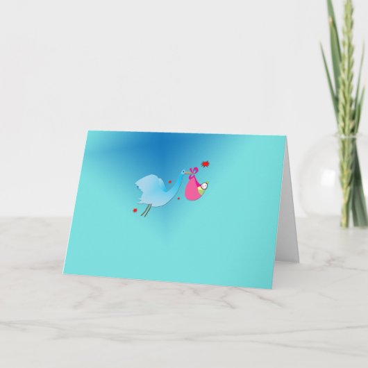 Baby komt eraan kaart (Voorkant)