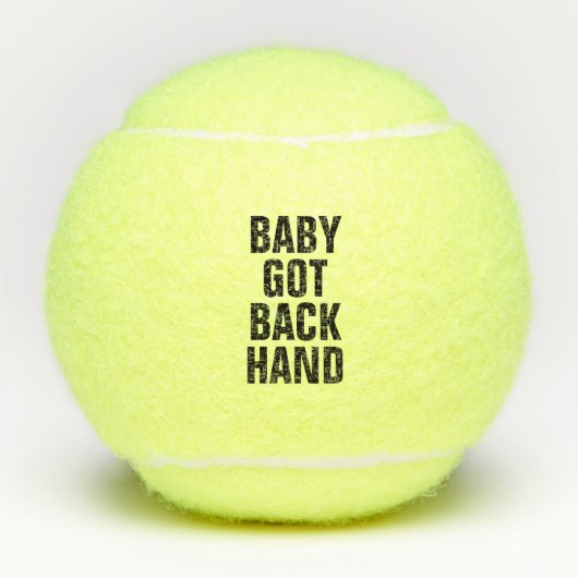 Baby Kreeg terug Tennisballen (Voorkant)