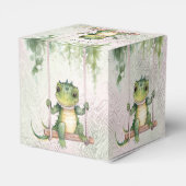 Baby Krokodil Favor Box Bedankdoosjes (Achterkant)