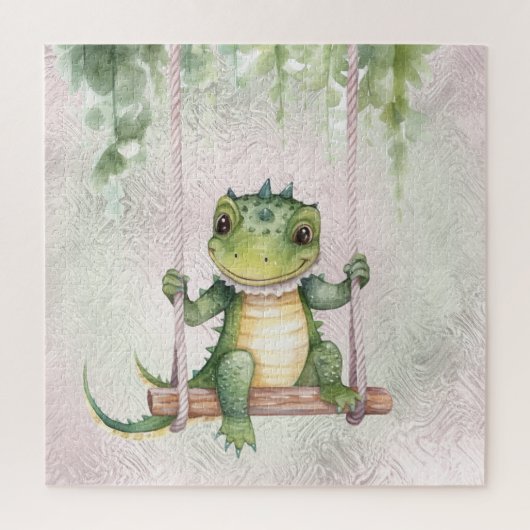 Baby Krokodil Jigsaw Puzzel (Verticaal)