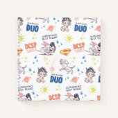 Baby Krypto & Superman Pattern Notitieboek (Voorkant)