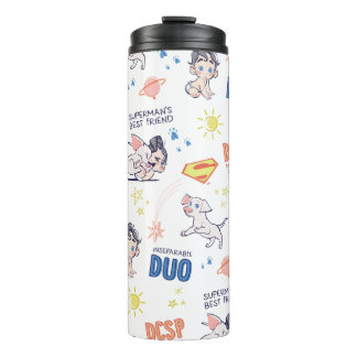 Baby Krypto & Superman Pattern Thermosbeker