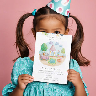 Baby kwekerij etherische Schattigee pastel Baby sh Kaart