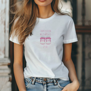 Baby Laden Even Geduld T-shirt met Aangepaste Verw