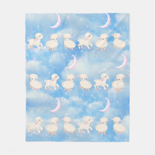 Baby Lambs Fleece Blanket (Voorkant)