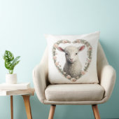 Baby Lamshart Kussen (Stoel)