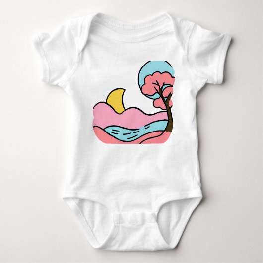 Baby Land AI art Romper (Voorkant)
