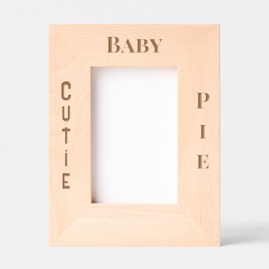 Baby Laser geëtst Afbeelding Lijst Gegraveerde Lijstjes (Voorkant)