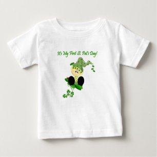 Baby Leprechaun 1e T-shirt voor de dag van de plei
