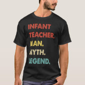 Baby leraar Man Myth Legend 1 T-shirt (Voorkant)