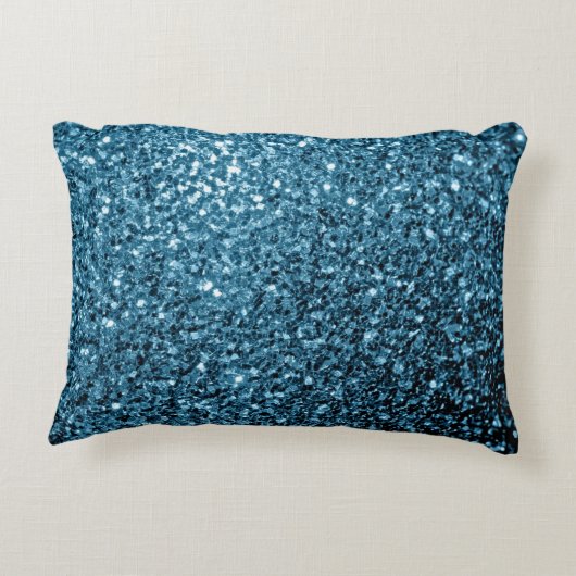 Baby lichtblauwe vlek decoratief kussen (Achterkant)