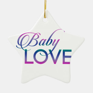 Baby Liefde Keramisch Ornament