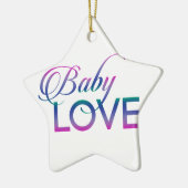 Baby Liefde Keramisch Ornament (Links)