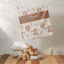 Baby Lion Gepersonaliseerde Psalm Schrift Kwekerij