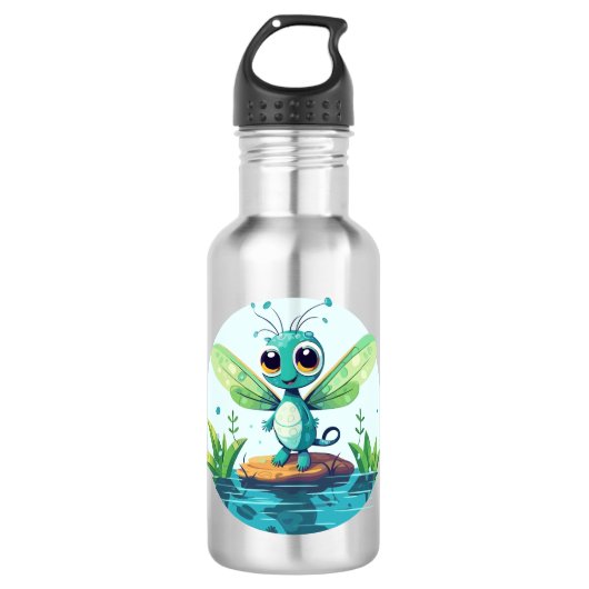 Baby Lizard Dragon Waterfles (Voorkant)