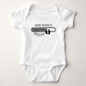 Baby Loading Custom Zwangerschap Fotoaankondiging Romper (Voorkant)