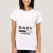 Baby Loading Funny Geeky Maternity T-shirt (Voorkant)