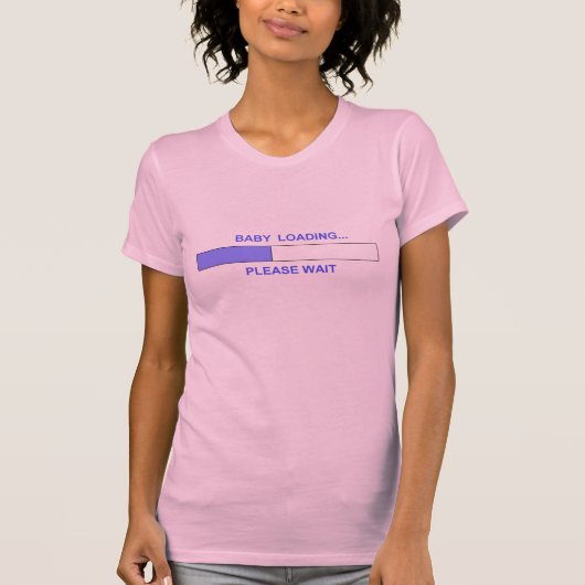 BABY LOADING T-shirt moederschap (Voorkant)