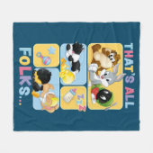 Baby Looney Tunes Characters | Dat zijn alle Folks Fleece Deken (Voorkant (Horizontaal))
