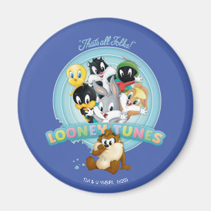 Baby LOONEY TUNES™ Logo   Dat is allemaal mensen Magneet