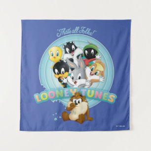 Baby LOONEY TUNES™ Logo Dat is allemaal mensen Wandkleed