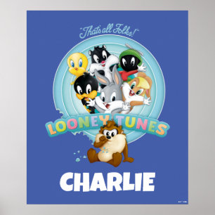 Baby LOONEY TUNES™ Logo Dat is alles mensen Poster