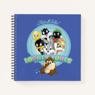 Baby Looney Tunes Logo Dat zijn alle Folks. Notitieboek