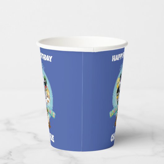 Baby LOONEY TUNES™ Logo | That's All Folks Papieren Bekers (Rechts)