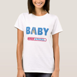 Baby lopend visitekaartje t-shirt