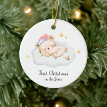 Baby Loss Eerste Kerstmis Beer Herdenkingsornament