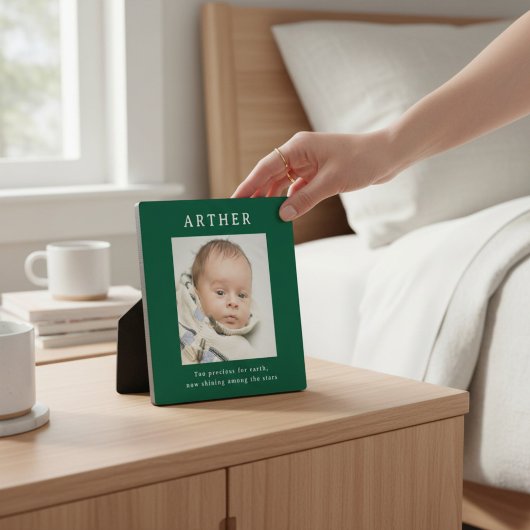 Baby Loss Keepsake Photo Plaque