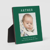 Baby Loss Keepsake Photo Plaque (Recto)