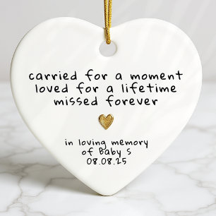 Baby Loss Miskraam Sympathy Memorial Keramisch Ornament