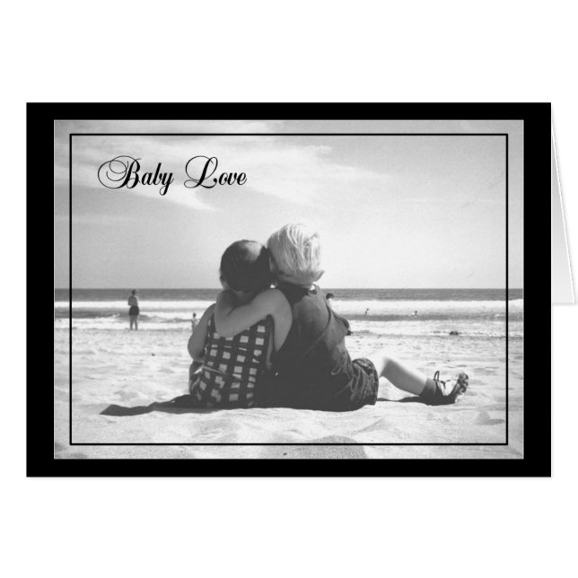 Baby Love BLANK Card (Voorkant Horizontaal)