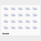 Baby Love Hart Sticker (Vel)